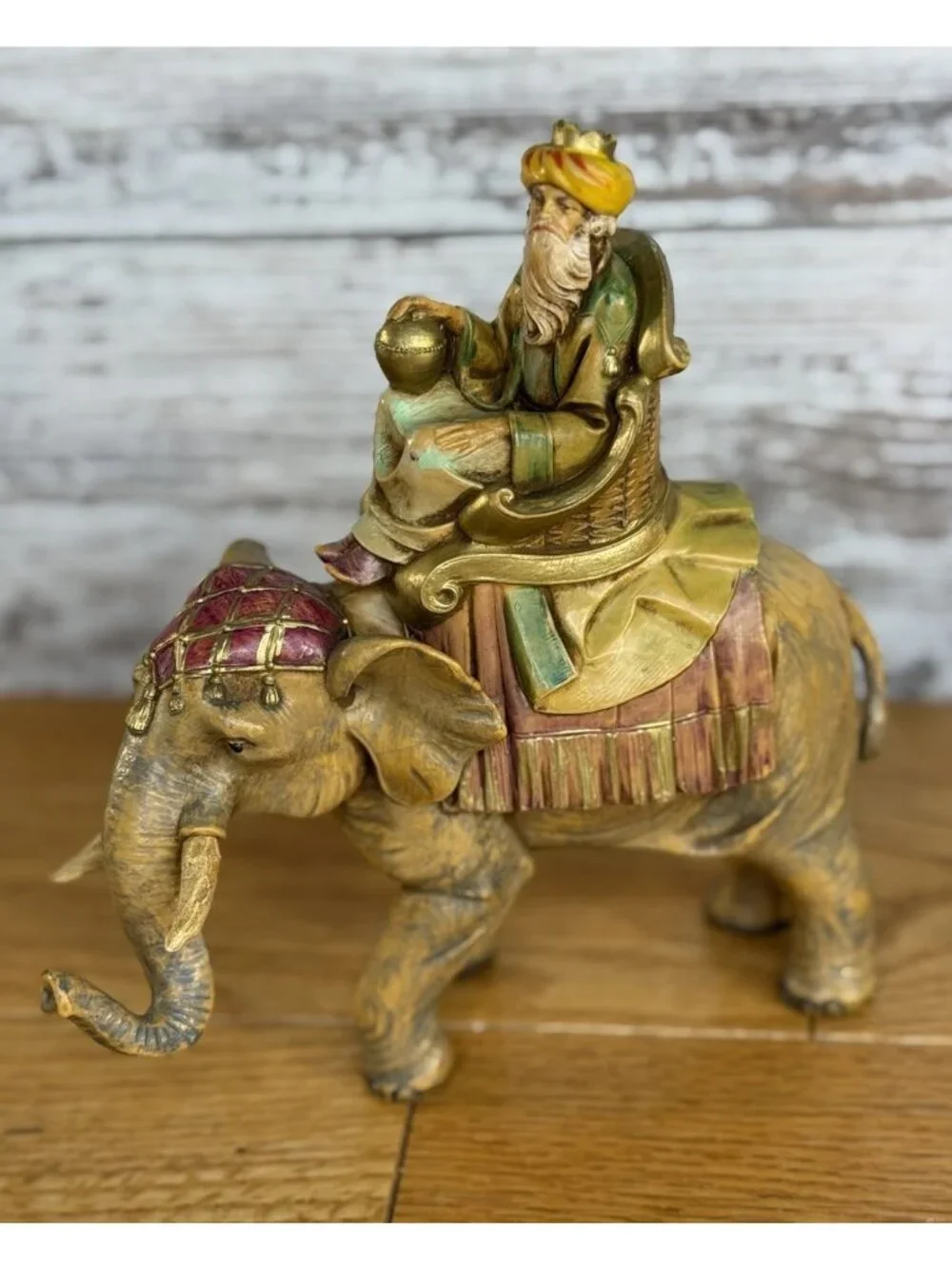 Fontanini 1992 THREE WISEMEN ON HORSE, ELEPHANT, CAMEL Nativity 5” Scale